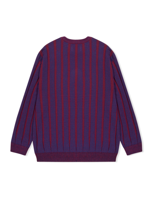 Stipe Knit Pullover тёмно-синий