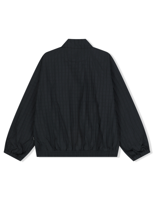 Windowpane Zip Blouson чёрный