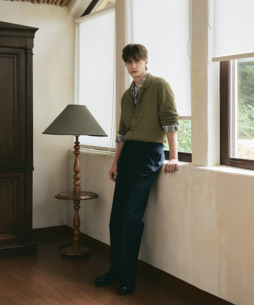 Comfort хлопковый сет брюки (Washed Navy)