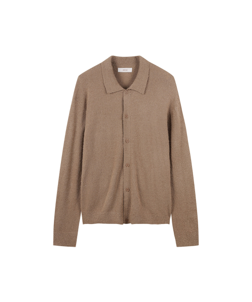 Кардиган букле с воротником (Beige)