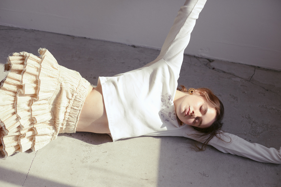 SOFT SEOUL ♥ CANCAN FRILL BANDING PANTS SKIRT /追跡付 MUSINSA公式 | SOFTSEOUL Cancan Frill Banding Pants Skirt_Beige
