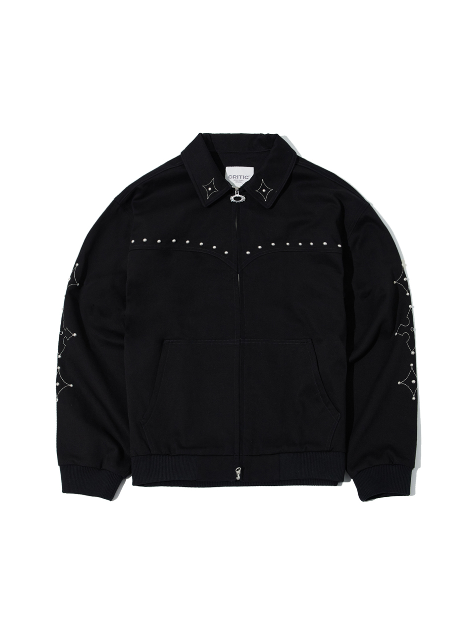 CRITIC ■ STUDDED WORK JACKET 크리틱(CRITIC) STUDDED WORK JACKET BLACK - 사이즈 & 후기