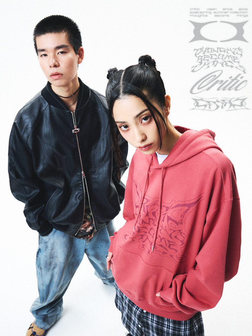 MUSINSA公式 | CRITIC STUDDED WORK JACKET BLACK