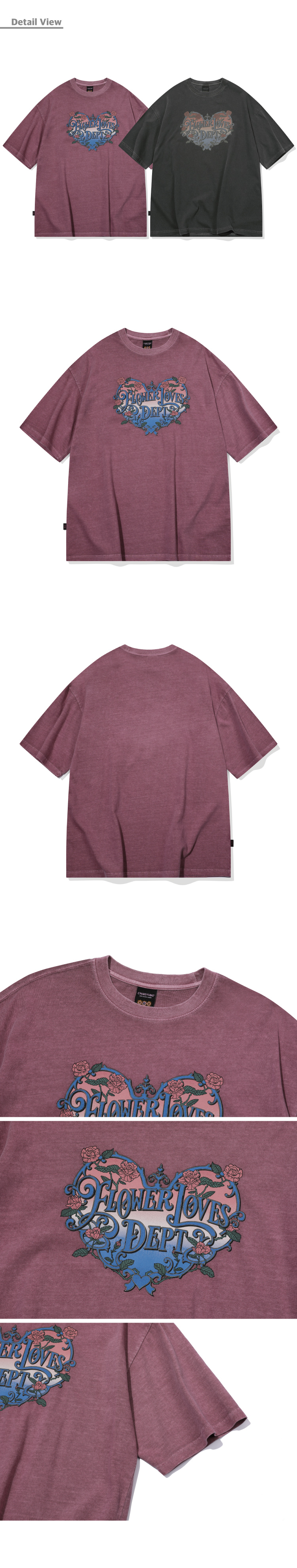 【CPGN STUDIO】25SS★ Rose Debt Pigment Short Sleeve Tee MUSINSA | CPGN STUDIO Rose Dept Pigment Short Sleeve T-Shirt