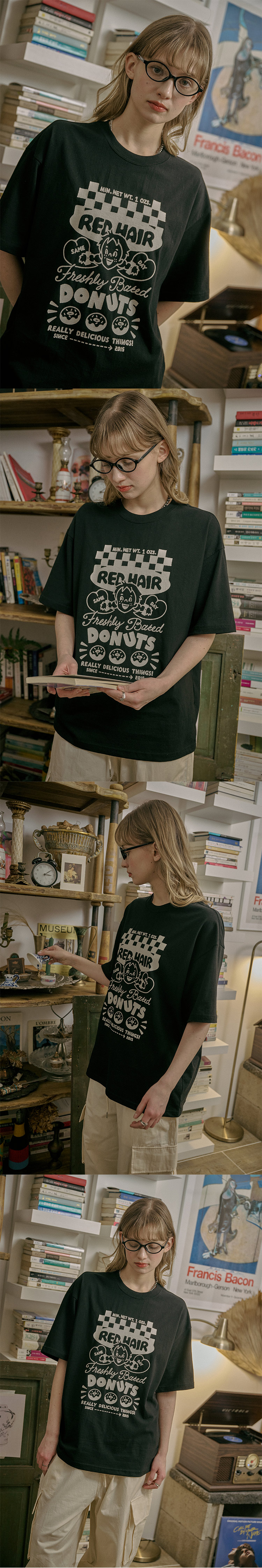 【CPGN STUDIO】25SS★ FRESH DONUT Short Sleeve Tee MUSINSA | CPGN STUDIO FRESH DONUT Short Sleeve T-shirt Cream