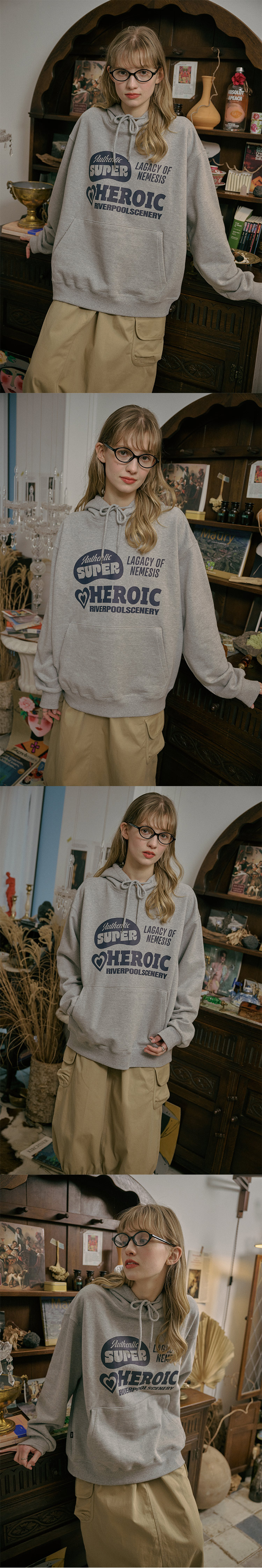 【CPGN STUDIO】25SS★ HEROIC Hoodie MUSINSA | CPGN STUDIO HEROIC HOODIE GREY