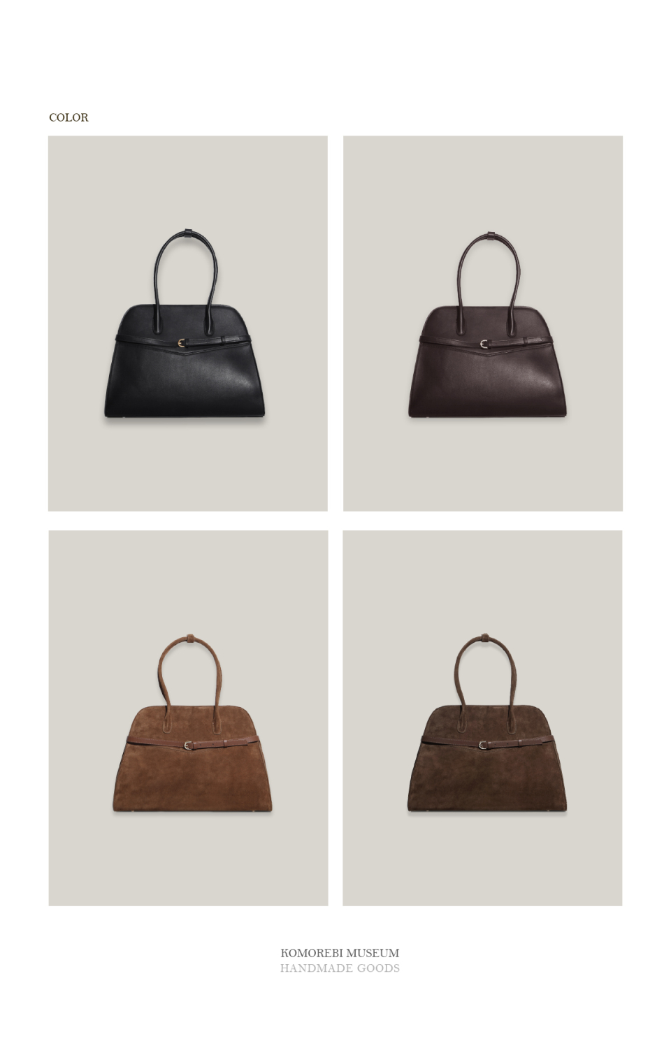 ★komorebi museum★ 25SS Launch_3Colors Cow Leather Handmade MUSINSA | KOMOREBI MUSEUM B03-1 Cow Leather Classic Buckle