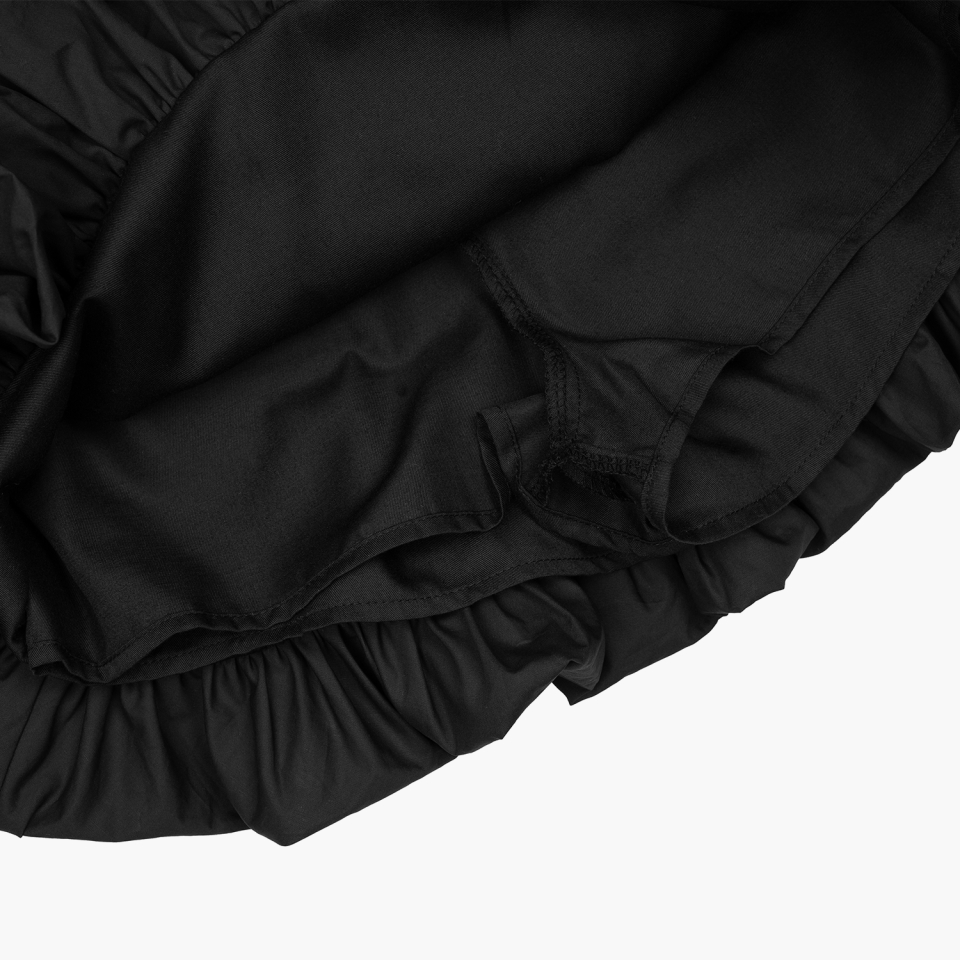 MUSINSA | ROUGHNECK Balloon Pants Skirt Black