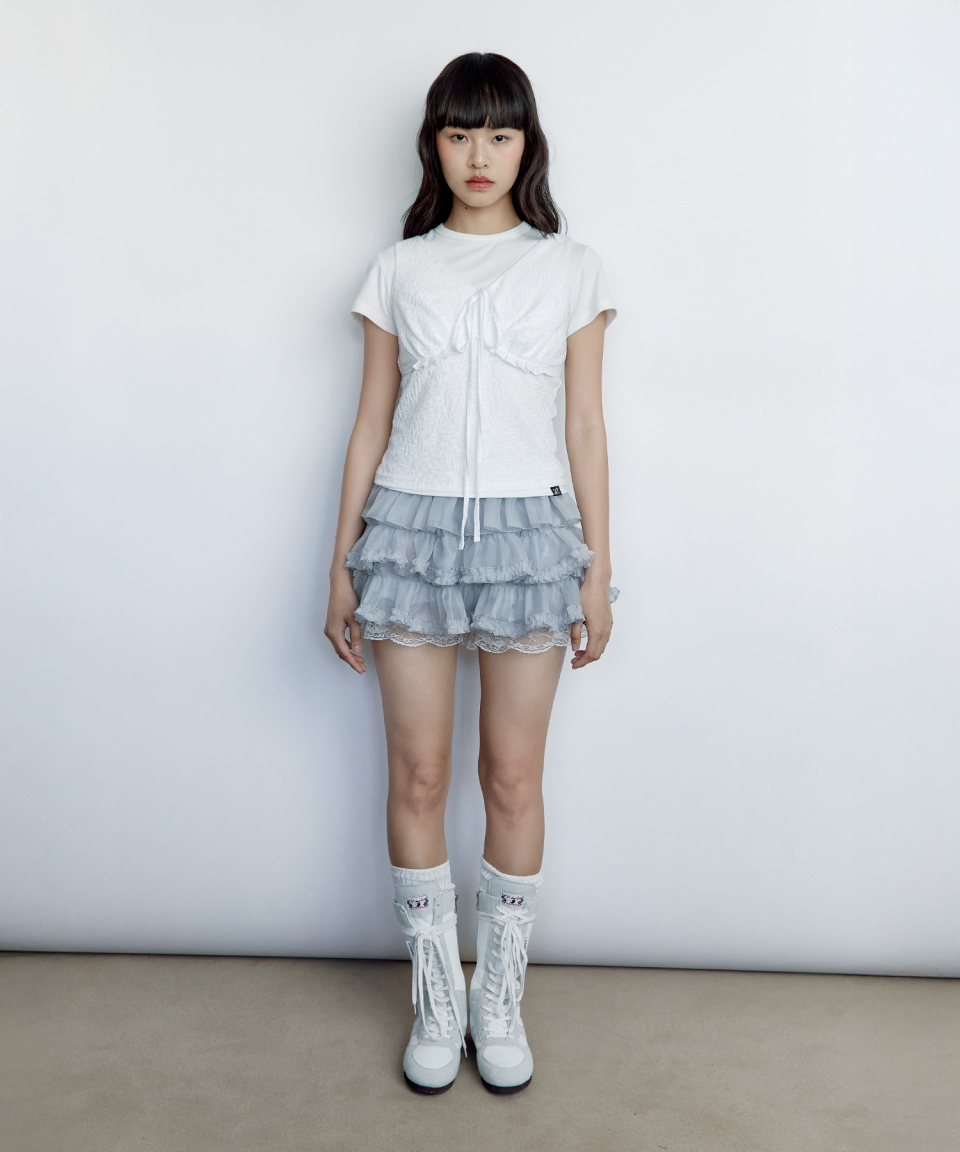 ★ROUGHNECK★ TUTU PANTS SKIRT 5colors【送料0/関税0】 MUSINSA公式 | ROUGHNECK Tutu Pants Skirt Gray