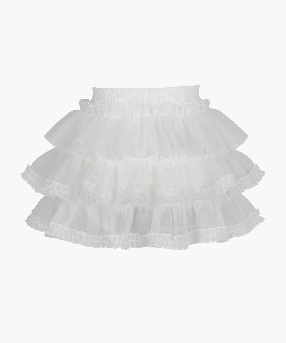 MUSINSA | ROUGHNECK Tutu Pants Skirt White