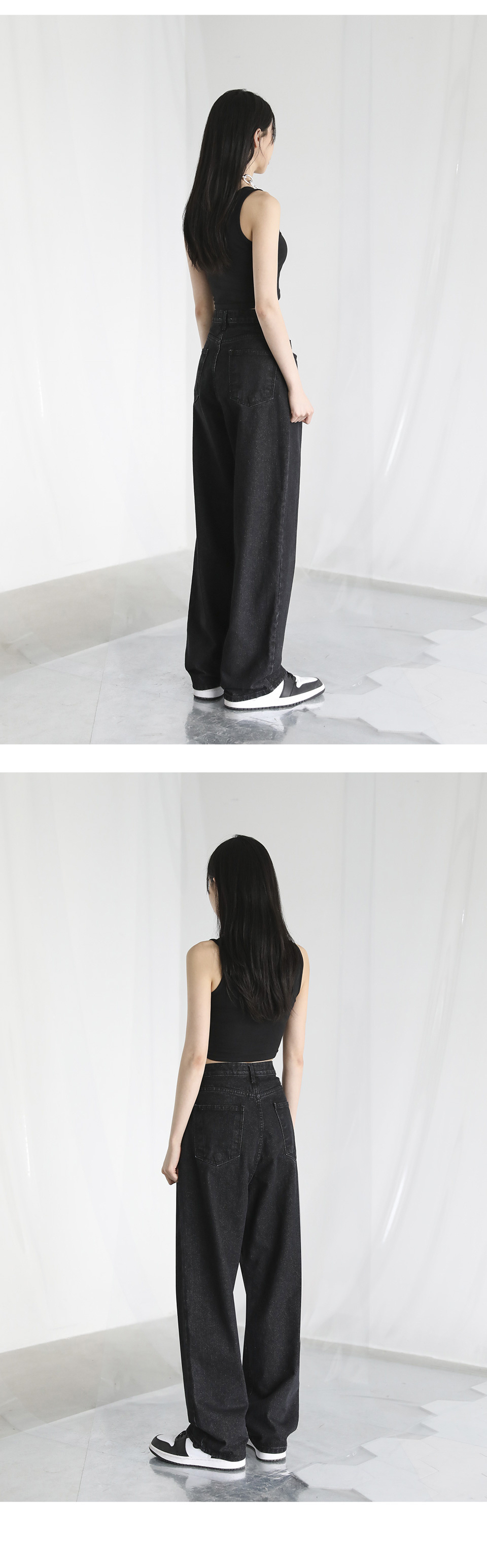 MUSINSA | AVANDRESS BUCKLE WIDE DENIM PANTS BLUE