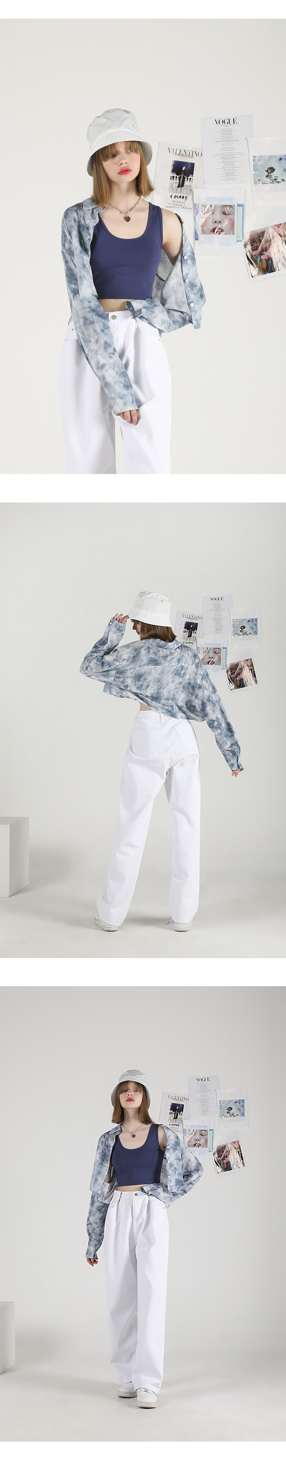 MUSINSA | AVANDRESS BUCKLE WIDE DENIM PANTS BLUE