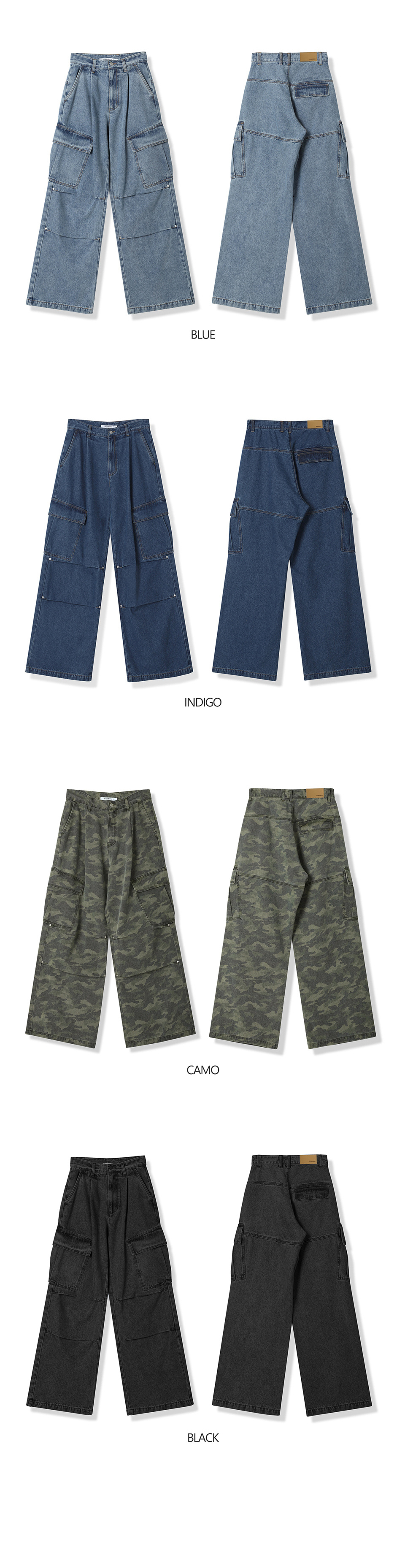 MUSINSA | AVANDRESS Side Big Cargo Pants VINTAGE PINK