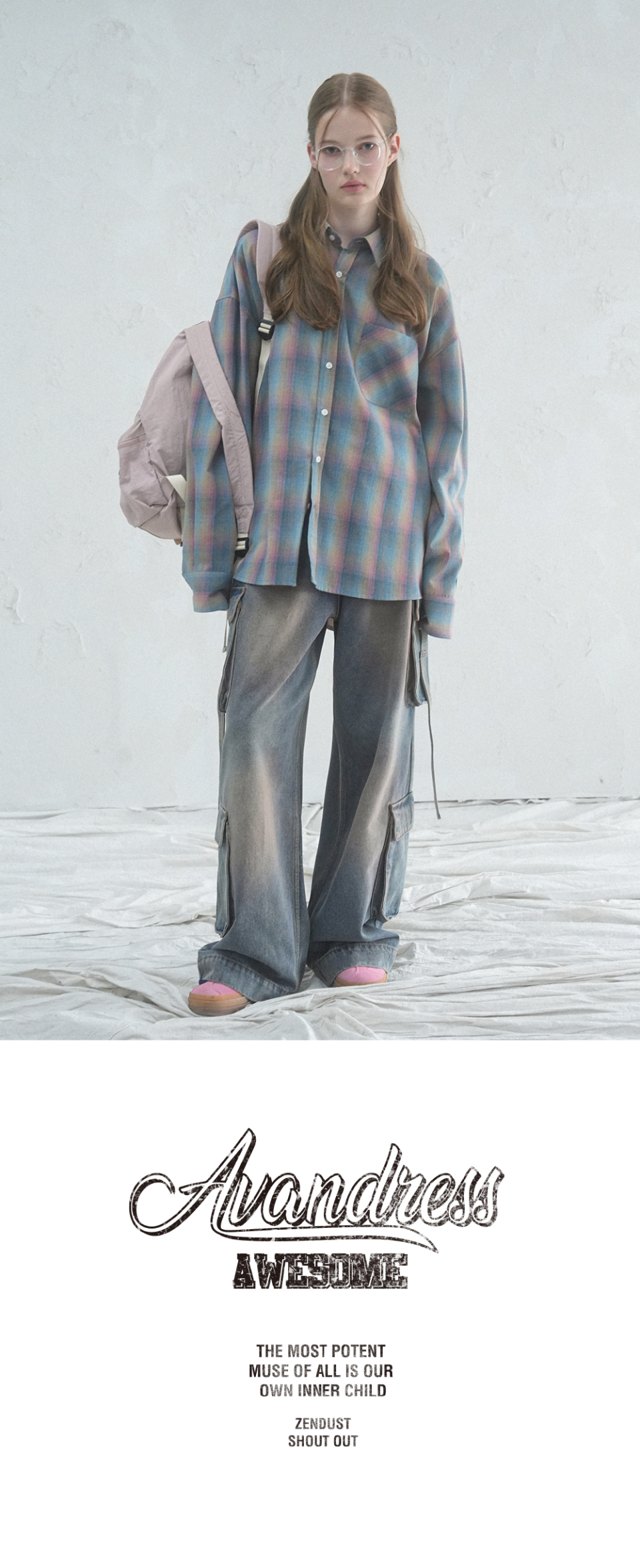 ◎AVANDRESS◎★人気★Ribbon Wide Cargo Pants(4 COLOR) MUSINSA | AVANDRESS Ribbon Wide Cargo Pants BLUE