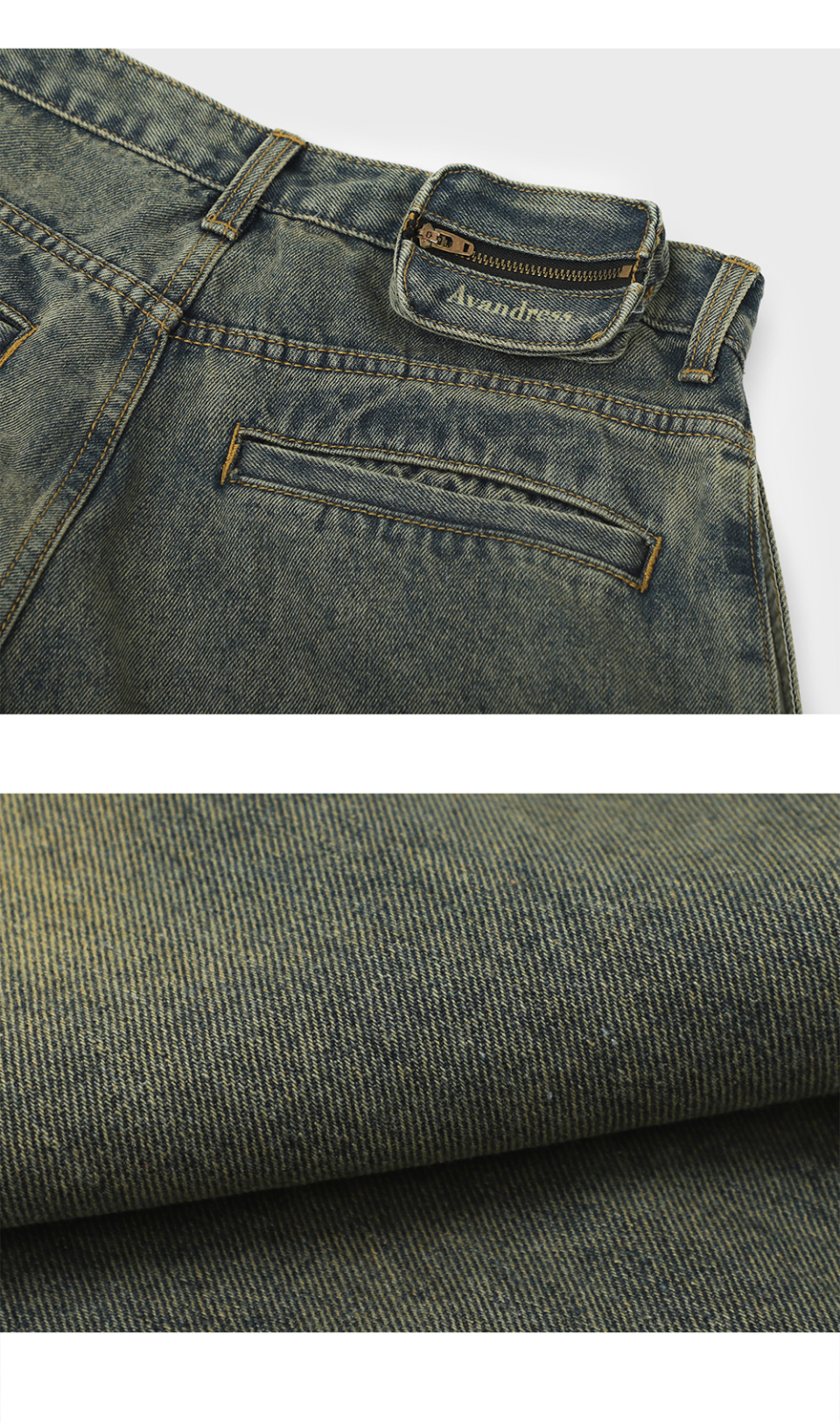 デニム・ジーパン AVANDRESS Coinlet Wide Denim Pants VINTAGE BLUE MUSINSA | AVANDRESS Coinlet Wide Denim Pants VINTAGE BLUE