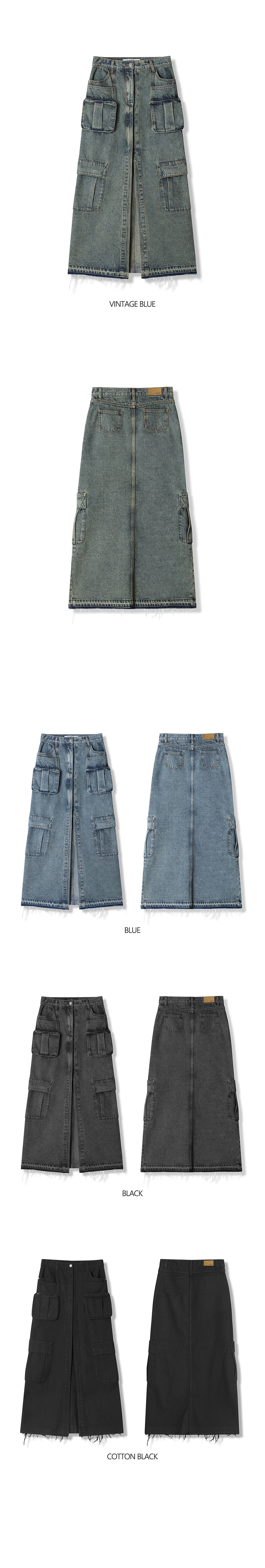 スカート AVANDRESS Evelyn Long Denim Skirt VINTAGE BLUE AD43SK18VBL MUSINSA | AVANDRESS Evelyn Long Denim Skirt BLUE