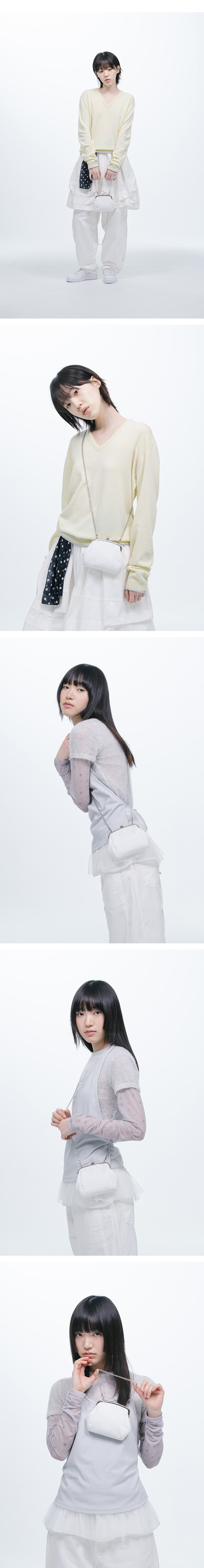 【OHESHIO】DOT CHAIN CROSS BAG ドットチェーンクロスバッグ MUSINSA | OHESHIO DOT CHAIN CROSS BAG, BLACK