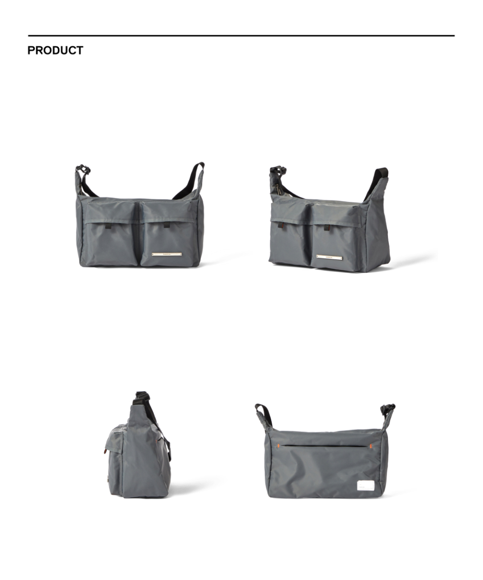 [ロウロー] シティウォーカー クロスバッグ 010 Black MUSINSA | RAWROW City Walker Cross Bag 010 Black