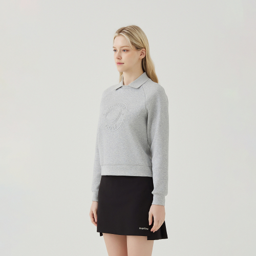 Circle Logo Point Shirts_M/серый