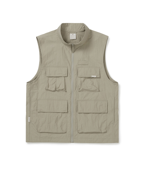 Бумажный жилет (S25ZMLVE54) Beige