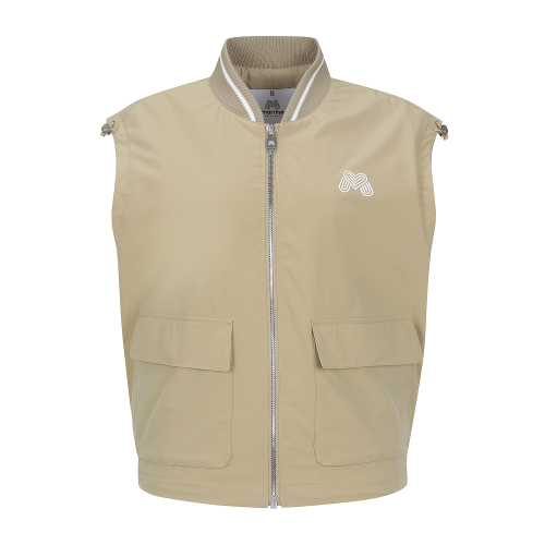 Shawl Collar Vest_Beige