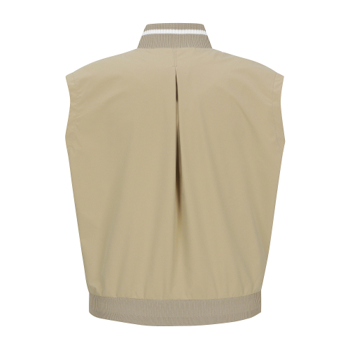 Shawl Collar Vest_Beige
