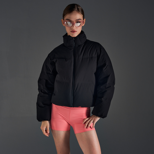 Женский полуукороченный пуховик Black WK0101DBLK-BLK