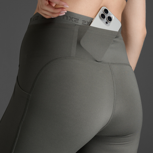 Женские компрессионные тайтсы Form Stash HR (Khaki)_WA6874BJUP-JUP