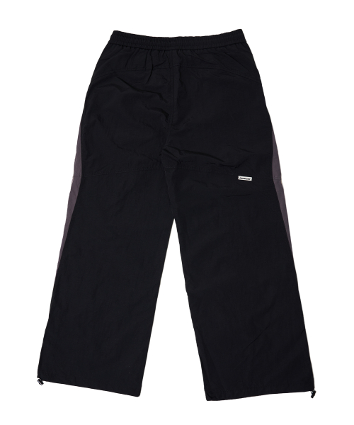 Брюки со швами и двумя полосками (Black)