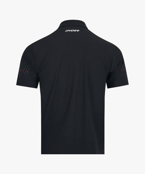 Мужская охлаждающая tricot воротник футболка SPKMCNTS202MBLK