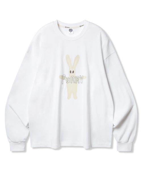 Оверсайз лонгслив с кроликом AVT379 (2 COLORS)