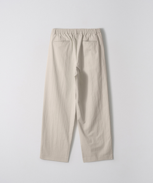 One-tuck Chino Wide Pants_Beige