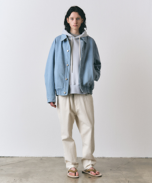 Denim Bomber Jacket_Sky Blue