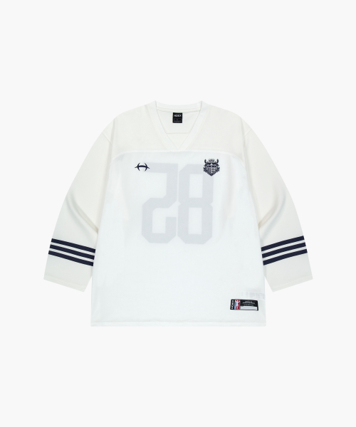 Mixed Mesh регби лонгслив (White)