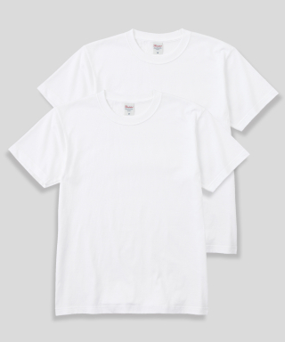 PRINTSTAR フリントスター 14数 7.4oz ヘビーウェイト ラウンドオーバーフィット 無地 半袖Tシャツ 2パック 画像 3