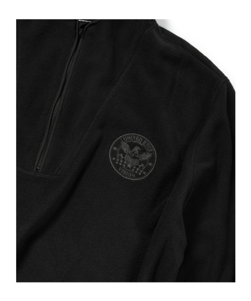 United FLEECE HOOD ANORAK (чёрный)