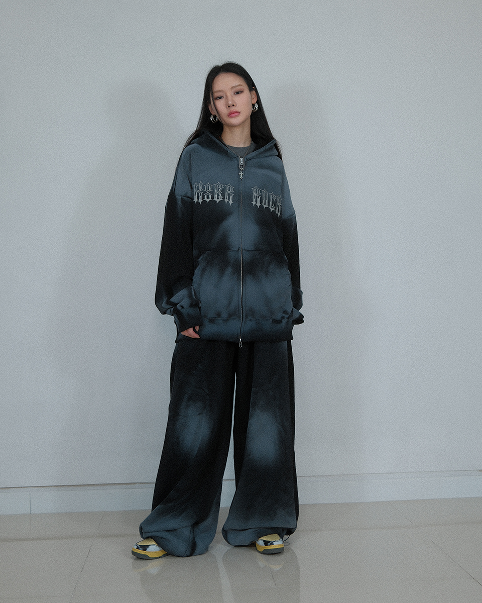 MUSINSA公式 | SK8ER ROCK Painting Cross Sweat Wide Pants