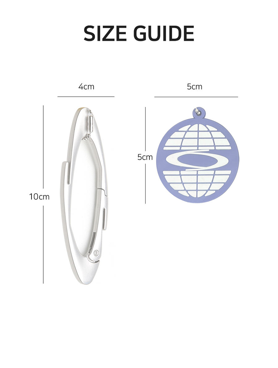 LOGO CARABINER KEYRING - 2 COLORS 