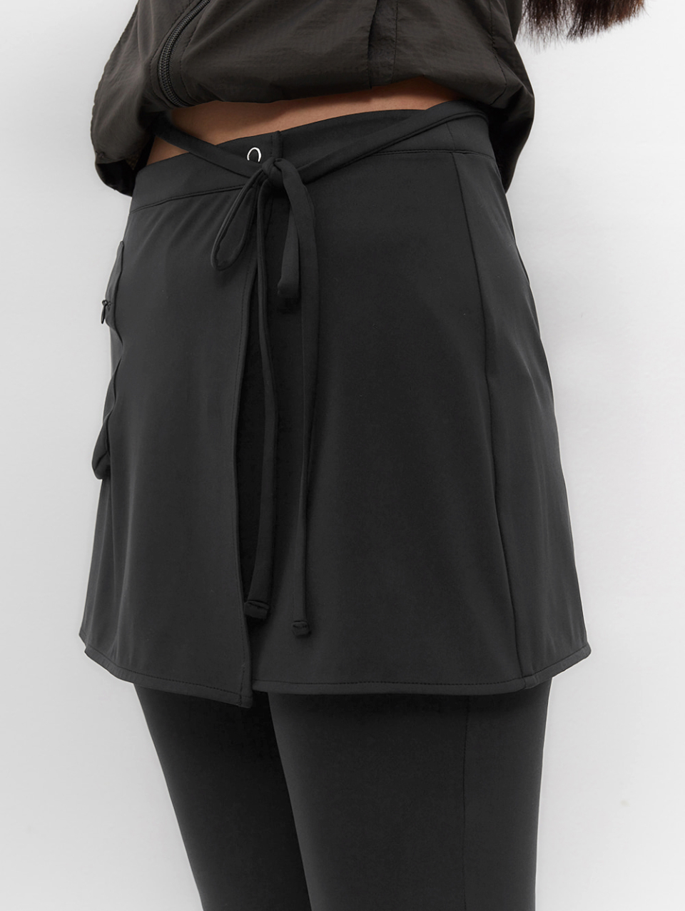 TUOMIO☆STRAPPY SKIRT PANTS MUSINSA | TUOMIO STRAPPY SKIRT PANTS [BLACK]