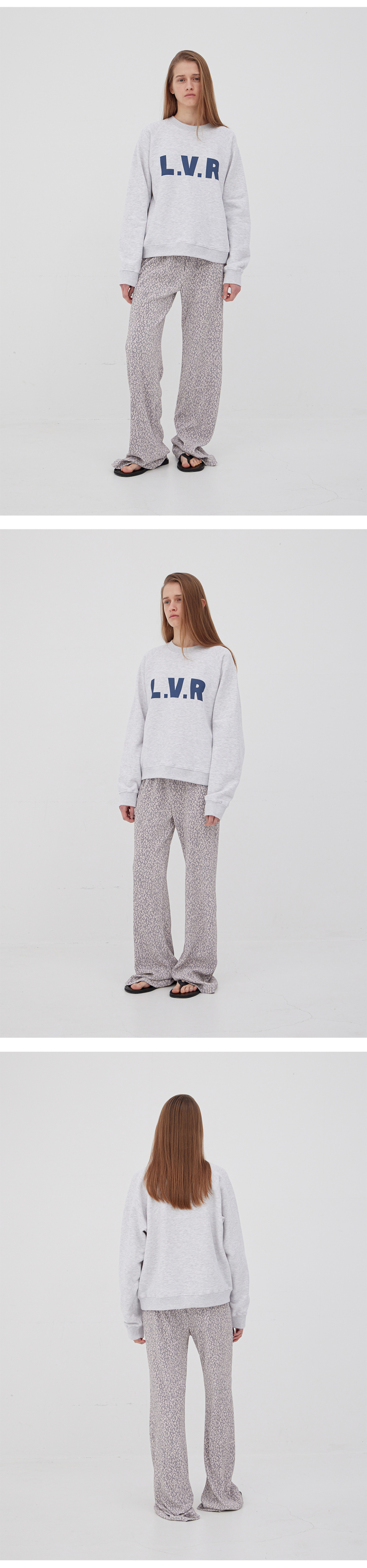 LEVAR ♥ Faint Leopard Layered Pants /追跡付 LEVAR ♥ Faint Leopard Layered Pants /追跡付 5th] Faint