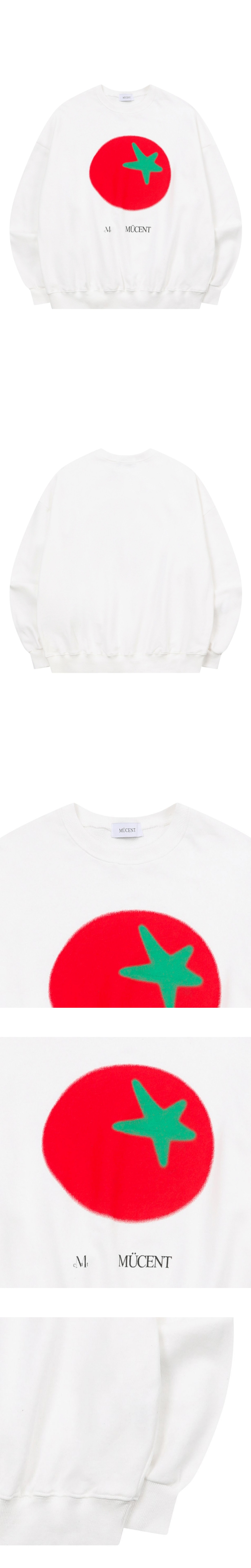 ★MUCENT★ Tomato Print Signature Man-to-Man Unisex 3 Colors MUSINSA | MUCENT Tomato Print Signature Man-to-Man Unisex (3