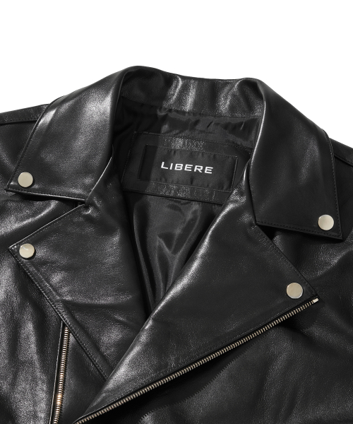 Wide LEATHER RIDER куртка