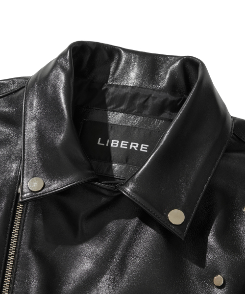 Wide LEATHER RIDER куртка