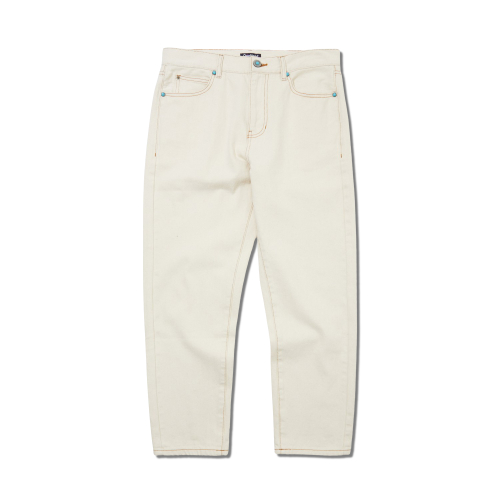 Зауженные джинсы селвидж 1975 washed Ivory_FR1WP07U