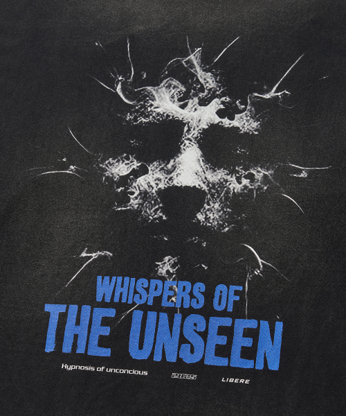 WHISPERS OF THE UNSEEN LONG SLEEVE TEE / BLACK
