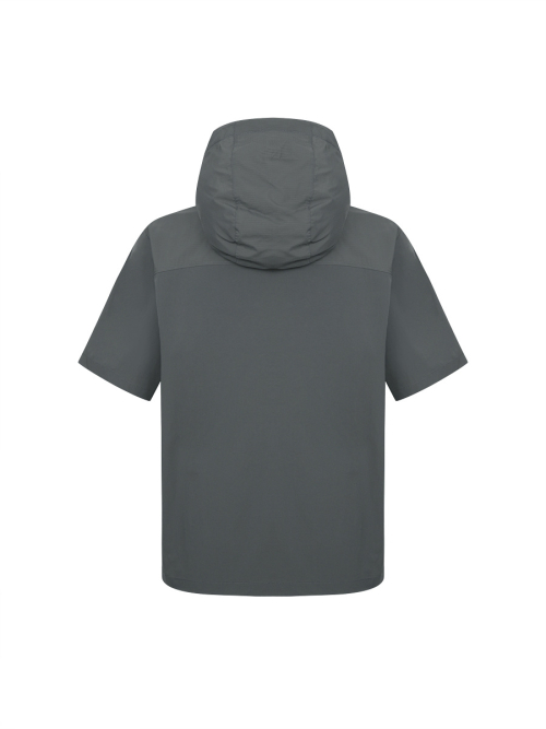 Легкий анорак Freshvent Polton Hybrid с коротким рукавом (D/GREY)