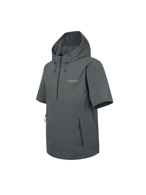 Легкий анорак Freshvent Polton Hybrid с коротким рукавом (D/GREY)