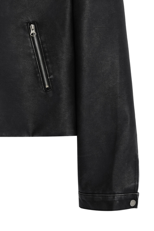 WOMAN BARRIO SINGLE RIDER JACKET [BLACK]