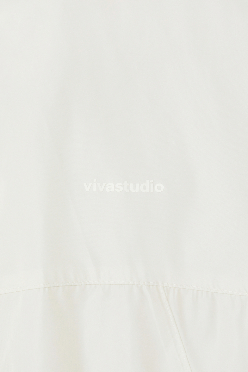 WOMAN STITCH WIND JACKET [CREAM]