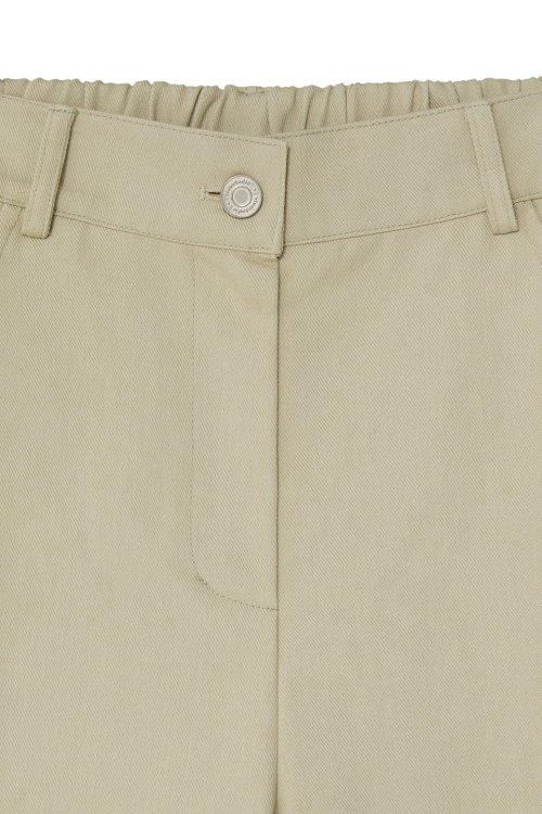 WOMAN SKIRT DOUBLE PANTS [BEIGE]
